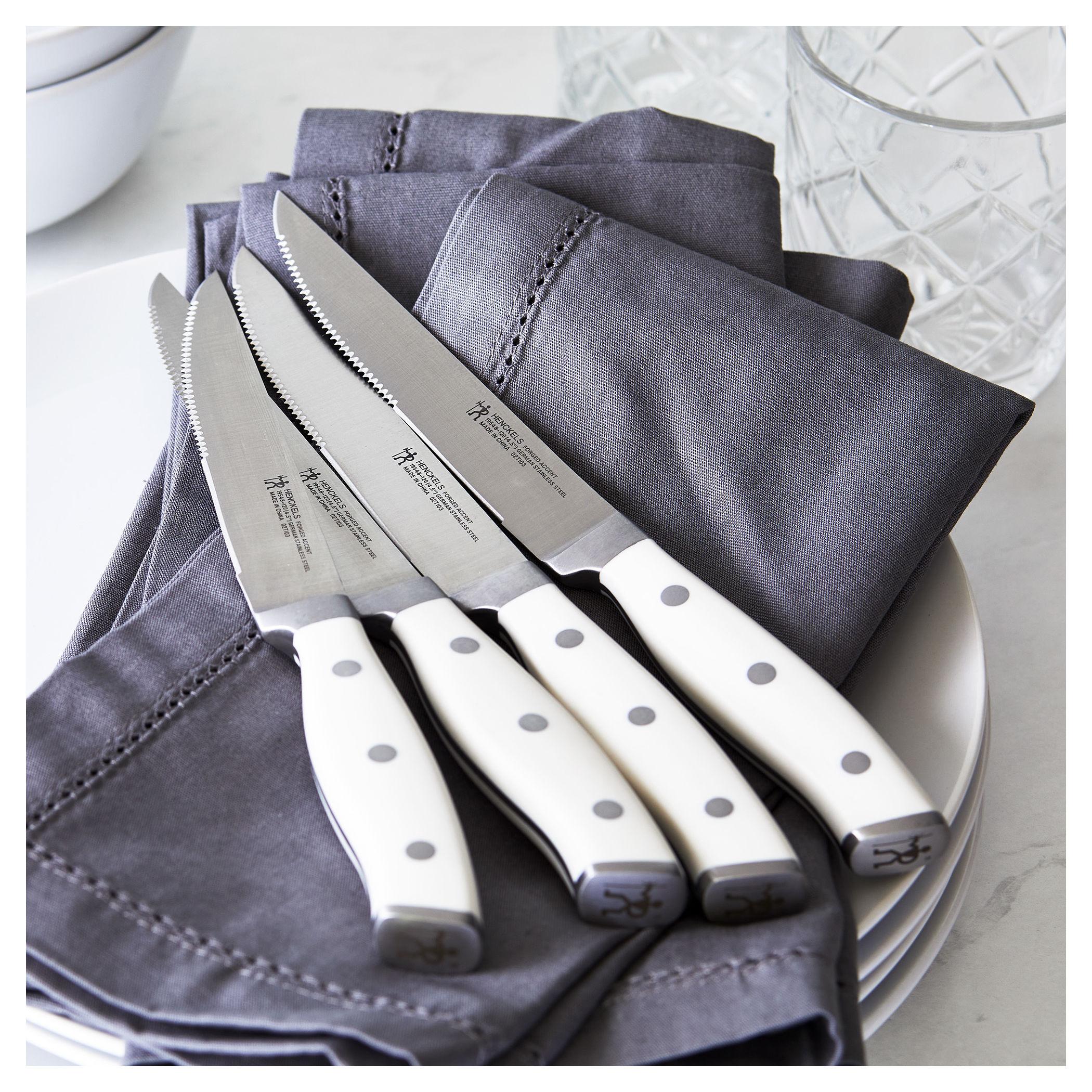 Henckels Forged Accent 4-Piece Steak Knife Set 1011266 IMAGE 2