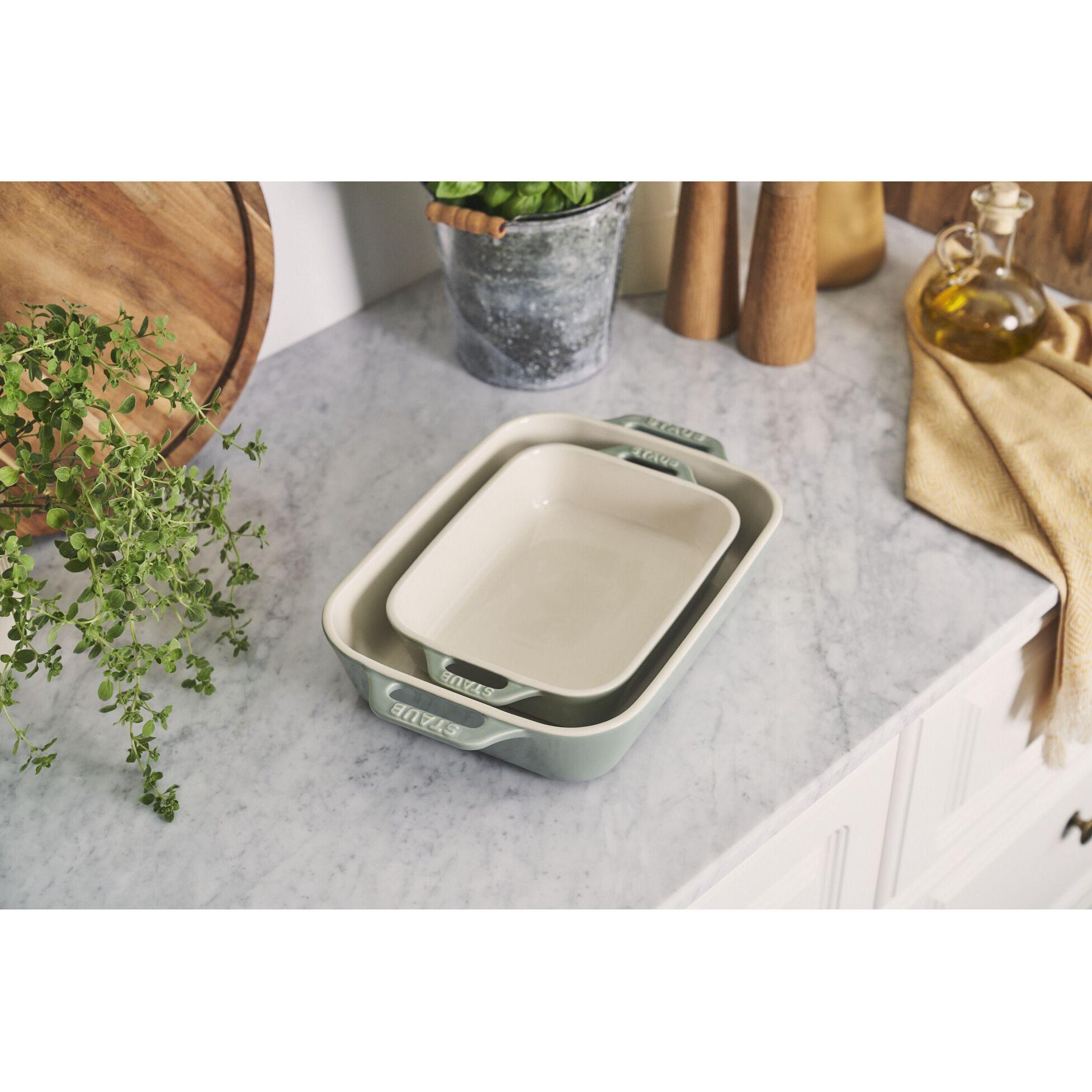Staub 2-Piece Rectangular Baking Dish Set 1022-772 IMAGE 2
