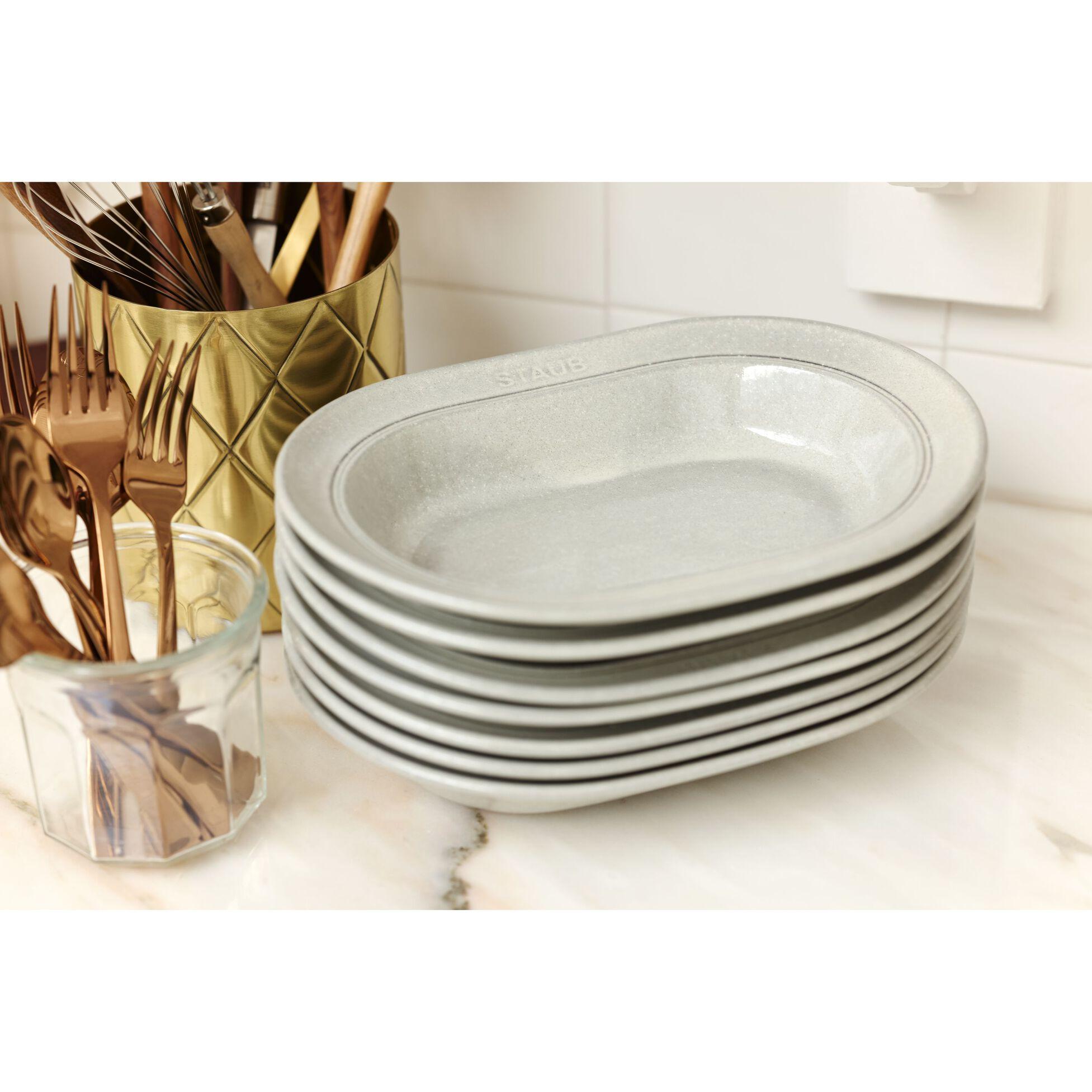 Staub Ceramic Oval Plate - 25 cm 40508-030 IMAGE 3