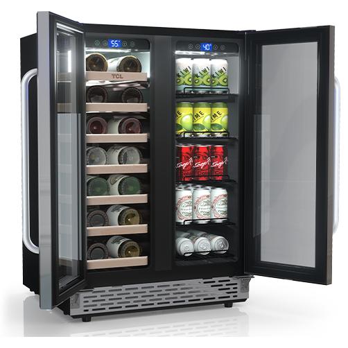 TCL 4.46 cu. ft. 20-Bottle Dual Zone Cooling Wine Cooler B422D3 IMAGE 4