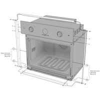 Viking 30-inch Flush Mount Kit P301FTSSS IMAGE 2