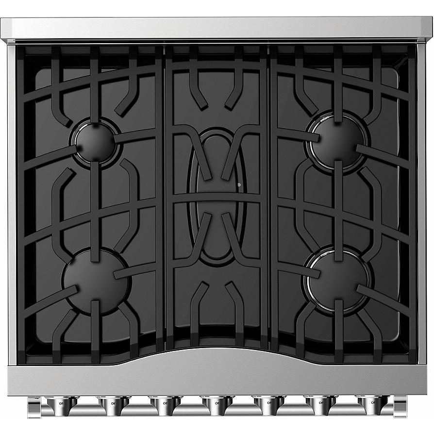 Viking 30-inch Freestanding Gas Range with ProFlow™ Convection Baffle RVGR3302-5BNA IMAGE 2