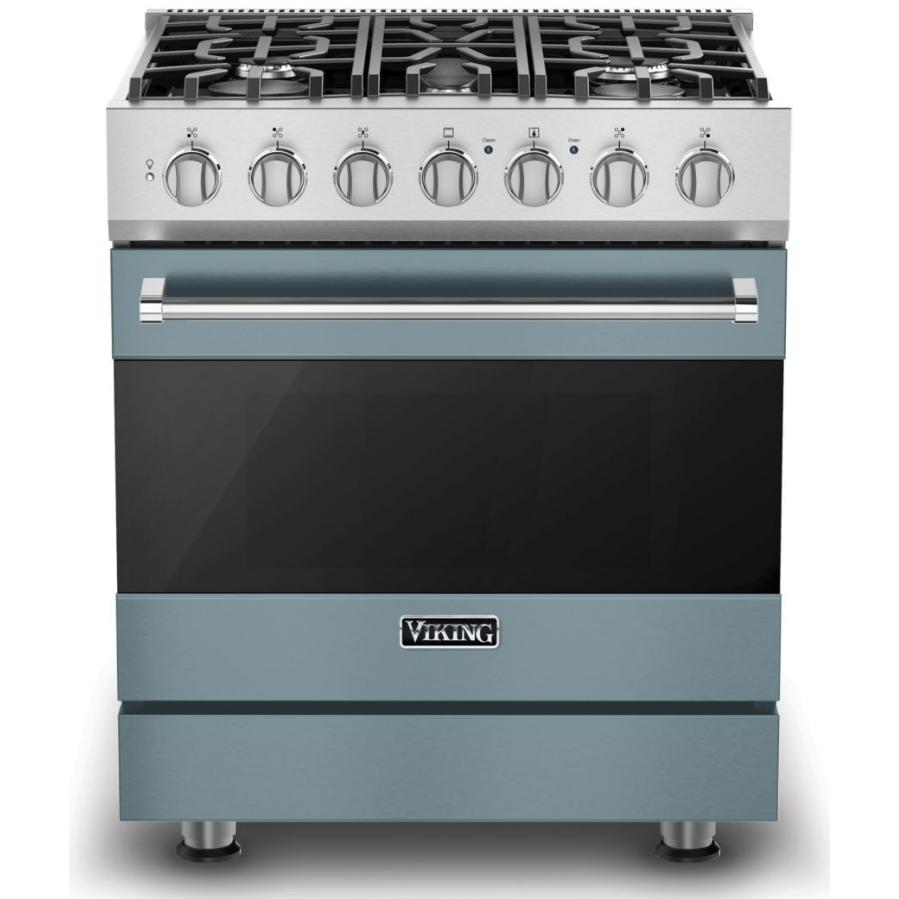 Viking 30-inch Freestanding Gas Range with ProFlow™ Convection Baffle RVGR3302-5BNS IMAGE 1
