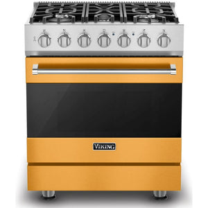 Viking 30-inch Freestanding Gas Range with ProFlow™ Convection Baffle RVGR3302-5BDALP IMAGE 1