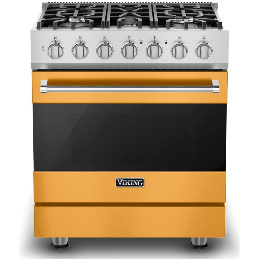 Viking 30-inch Freestanding Gas Range with ProFlow™ Convection Baffle RVGR3302-5BDALP IMAGE 1
