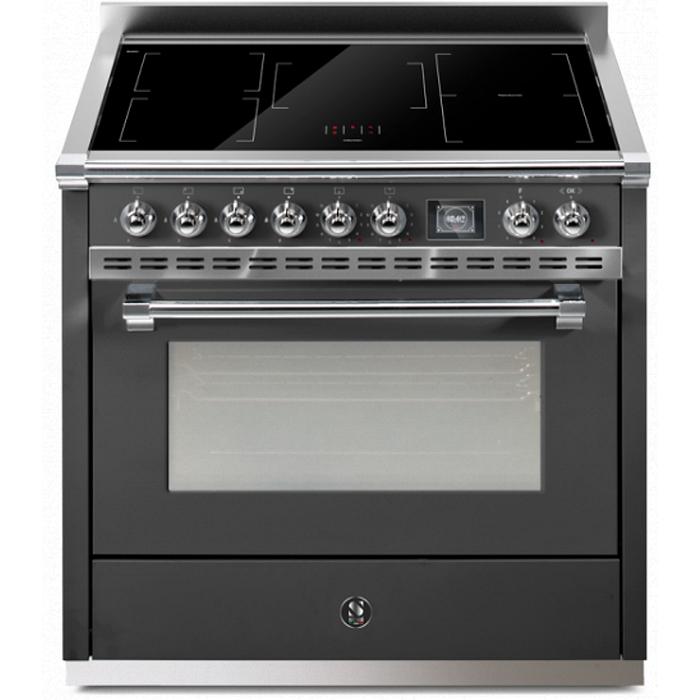 Steel Ascot 90 Induction Range with 5 Cooking Zones AQ9S-5FI-AN-C IMAGE 1