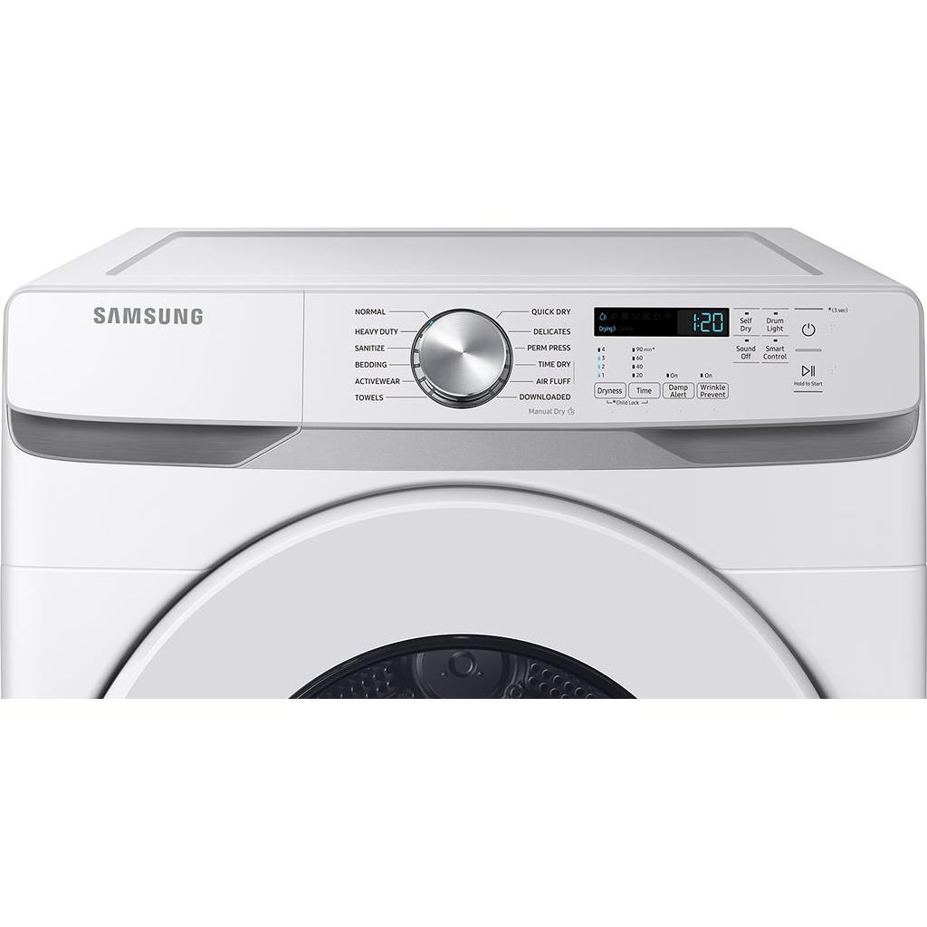 Samsung 7.5 cu. ft. Electric Dryer with Heat Pump and SmartThings DV45DG6000HWAC IMAGE 4
