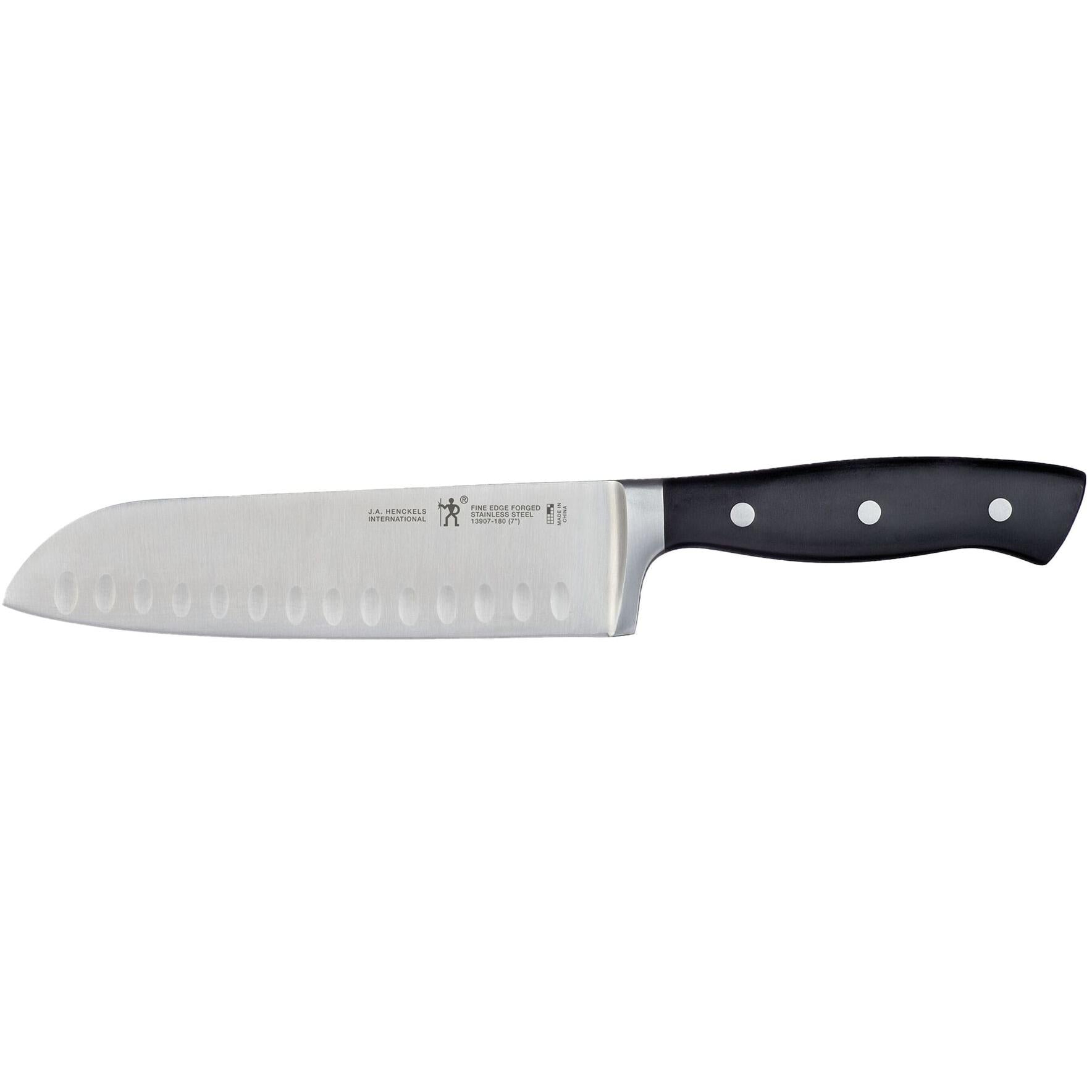 Henckels Fine Edge Forged 7-inch Santoku Knife 1013761 IMAGE 1