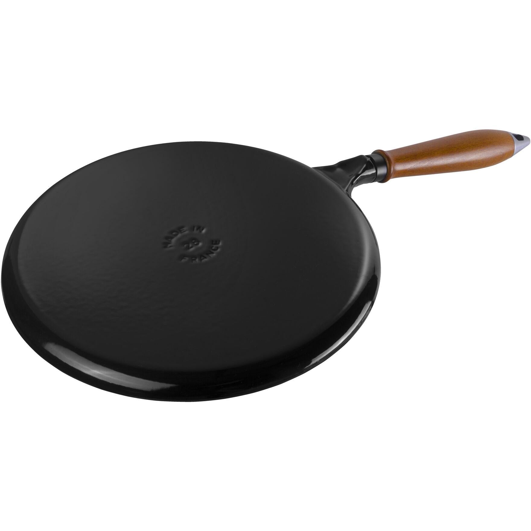 Staub Cast Iron Pancake Pan with Wooden Handle - 28 cm 1004084 IMAGE 2