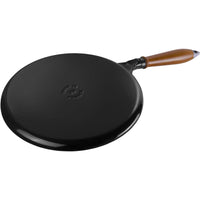 Staub Cast Iron Pancake Pan with Wooden Handle - 28 cm 1004084 IMAGE 2