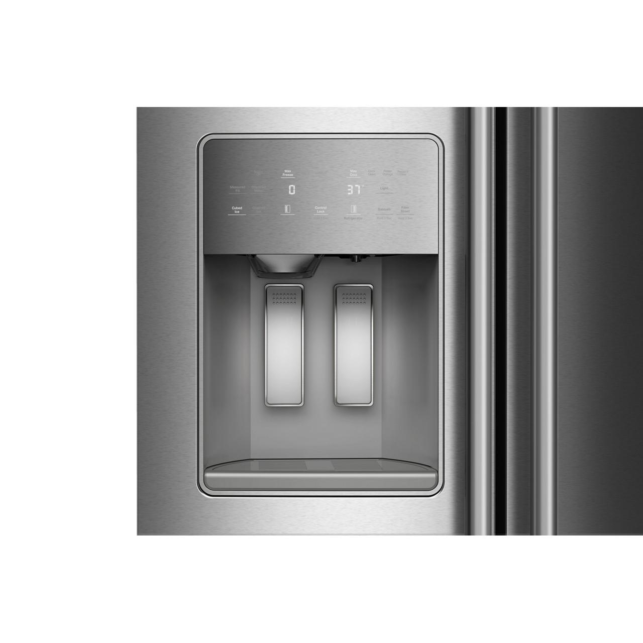 KitchenAid 36-inch, 21 cu. ft. Counter-Depth, Side-by-Side Refrigerator with Ice and Water Dispenser KRSC536RPS IMAGE 5
