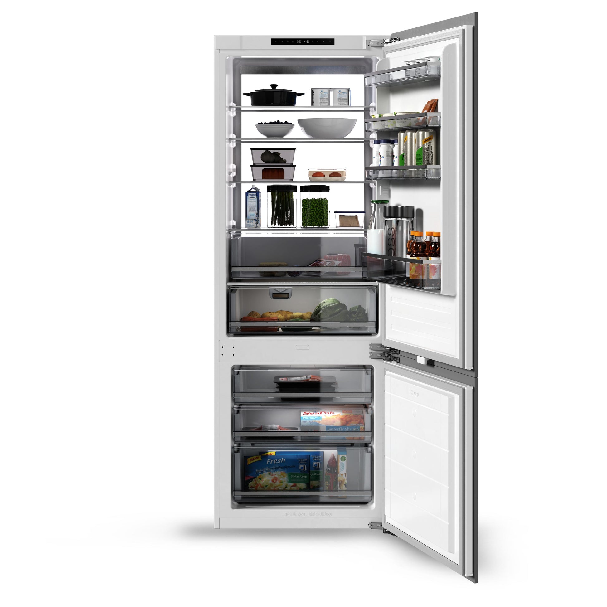 Elica Dolomite 28-inch Built-In Bottom-Mount Refrigeration ER28SRB12XPR IMAGE 5