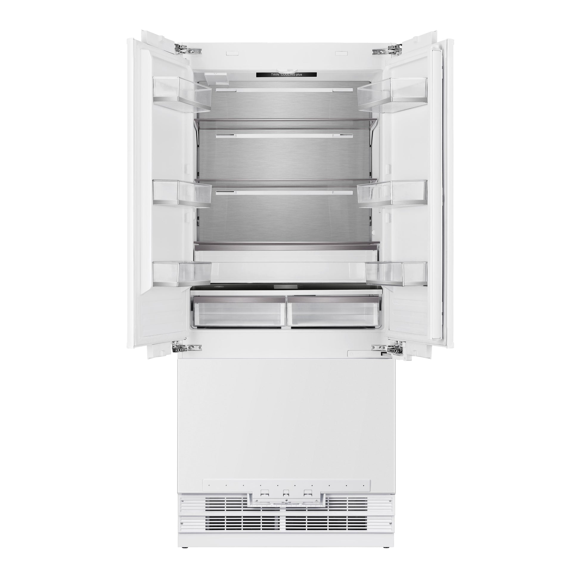 Elica Dolomite 36-inch Built-In French Door Bottom-Mount Refrigeration ER36FRB19IPR IMAGE 1
