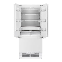 Elica Dolomite 36-inch Built-In French Door Bottom-Mount Refrigeration ER36FRB19IPR IMAGE 1