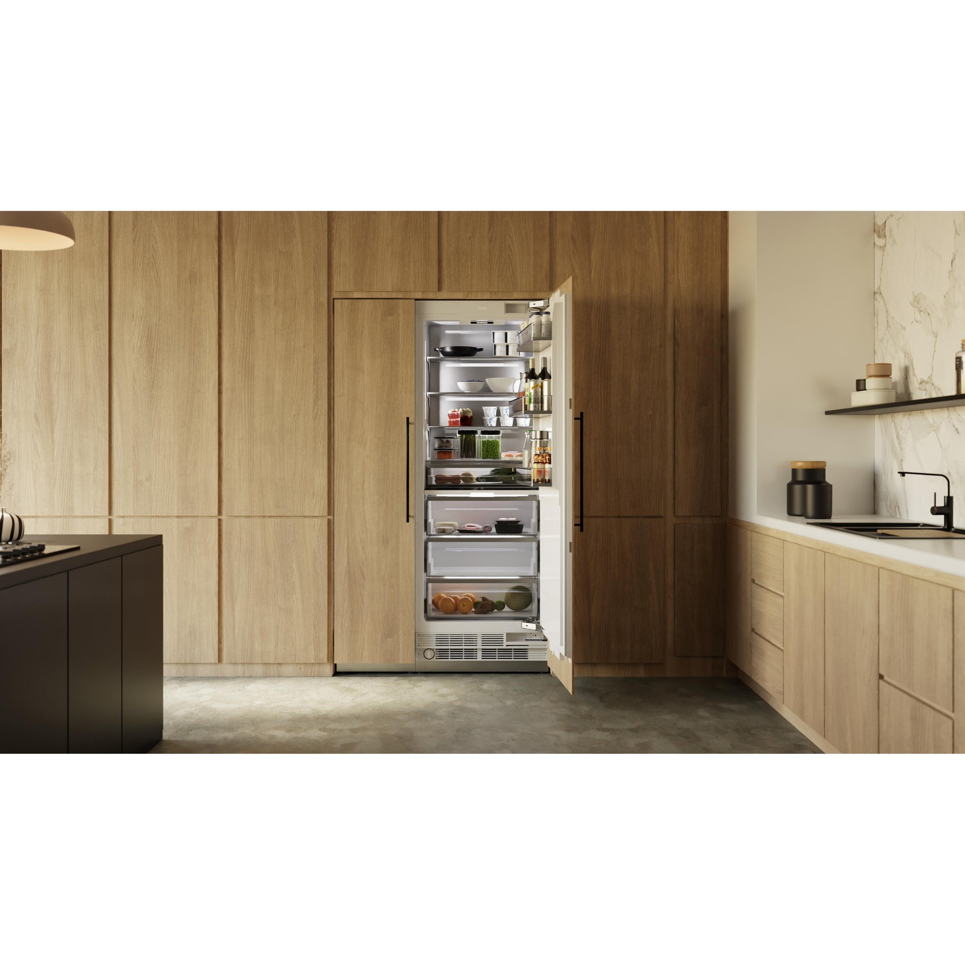 Elica 30-inch Dolomite Built-In Panel Ready Refrigeration Column EC30SRN16IPR IMAGE 6