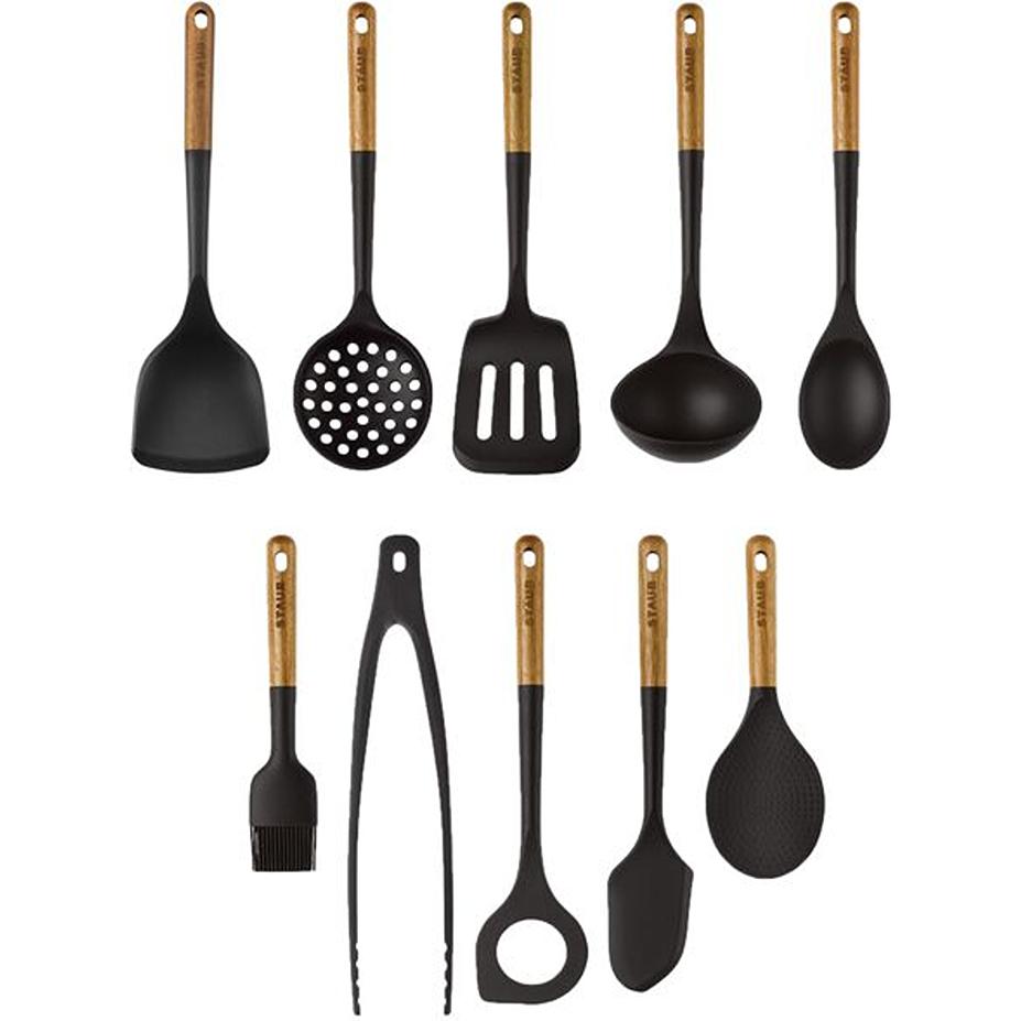 Staub 10-Piece Silicone Kitchen Utensil Set 1014543 IMAGE 1