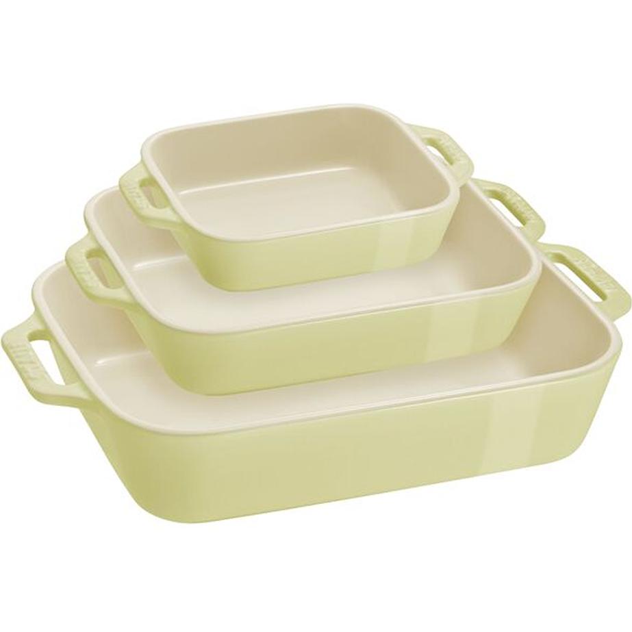 Staub 3-Piece Rectangular Baking Dish Set 1025101 IMAGE 1