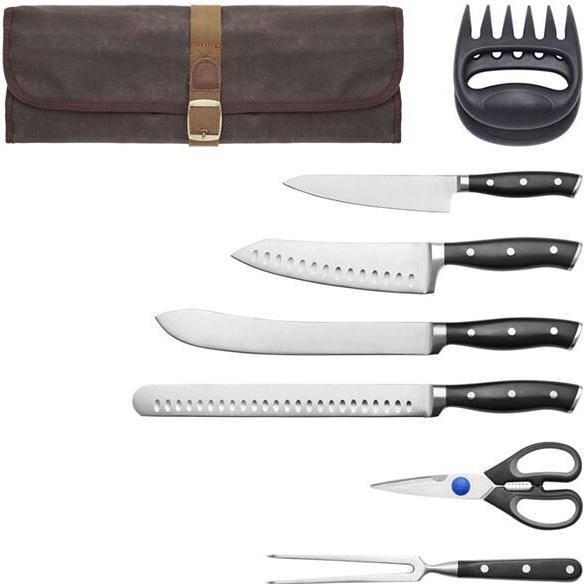 Henckels Forged Accent 9-Piece Knife Roll Set 1031992 IMAGE 1