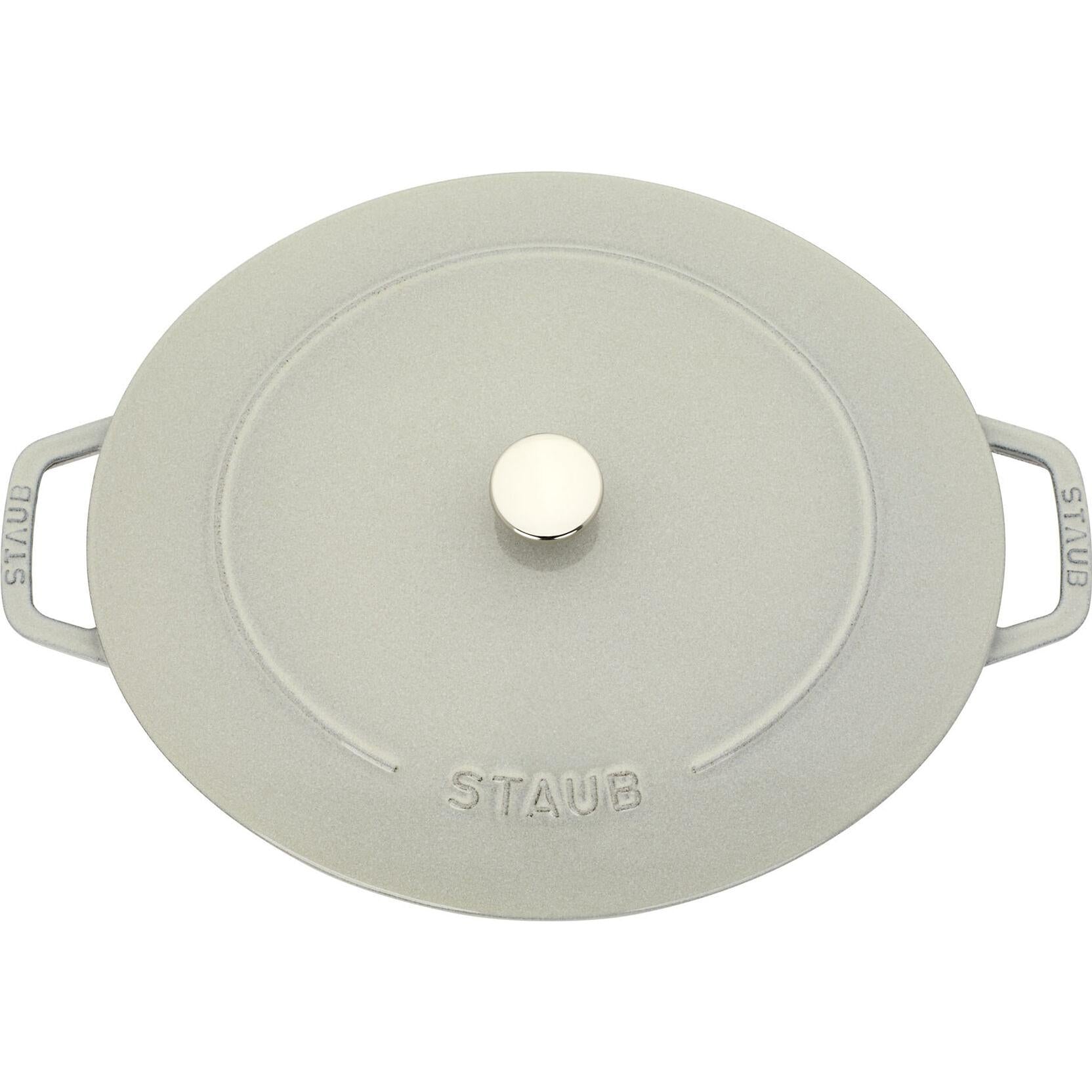 Staub La Cocotte 6L Cast Iron Oval Wide Dutch Oven 1029442 IMAGE 3
