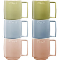 Staub 6-Piece Macaron Coffee Mug Set 350 ml 1029095 IMAGE 1
