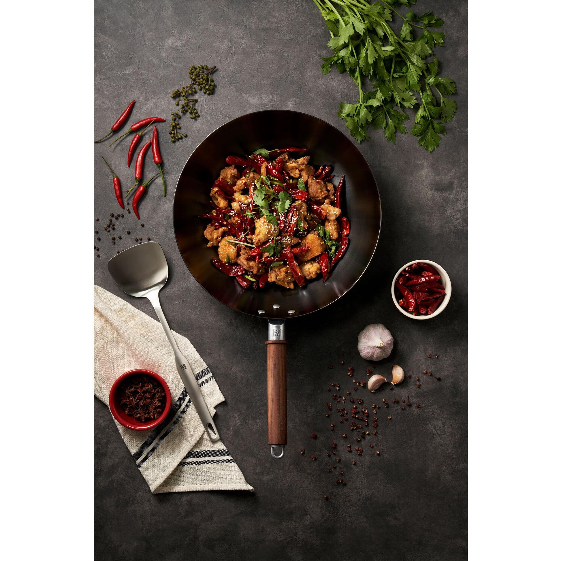 Zwilling Dragon 30 cm Carbon Steel Wok 1029791 IMAGE 2