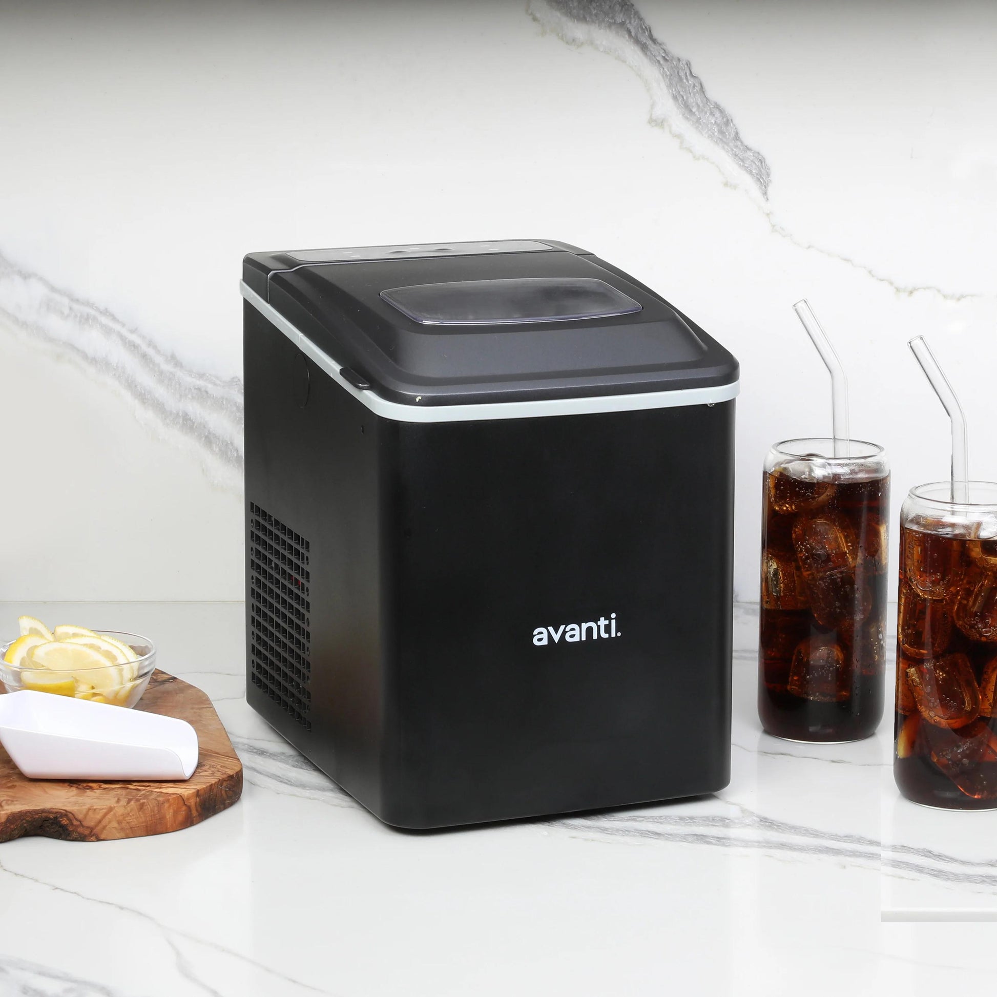 Avanti Mighty Ice Countertop Bullet Ice Maker AVIM2625BK IMAGE 5