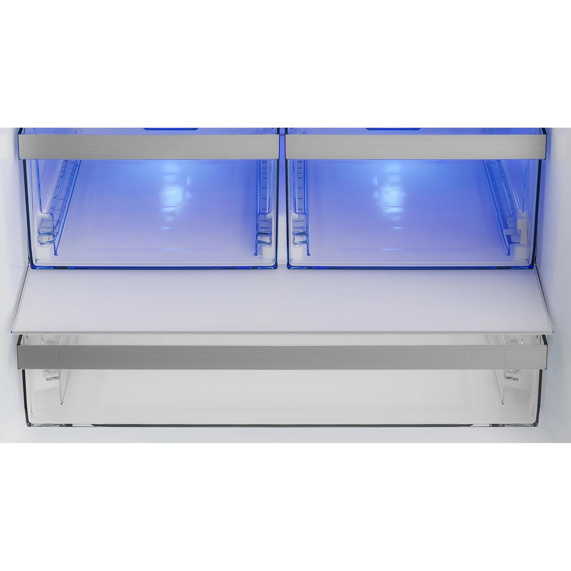 Blomberg 30-inch Counter-Depth French Door Refrigerator with Ice Maker BRFD21622SS IMAGE 7