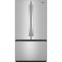 Whirlpool 36-inch, 31 cu.ft. French Door Refrigerator with Interior Water Dispenser WRFF3336SZ IMAGE 1