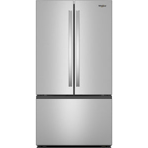 Whirlpool 36-inch, 31 cu.ft. French Door Refrigerator with Interior Water Dispenser WRFF3336SZ IMAGE 1