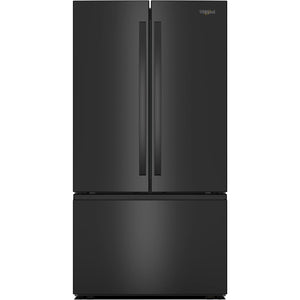 Whirlpool 36-inch, 31 cu.ft. French Door Refrigerator with Interior Water Dispenser WRFF3336SB IMAGE 1