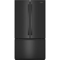 Whirlpool 36-inch, 31 cu.ft. French Door Refrigerator with Interior Water Dispenser WRFF3336SB IMAGE 1