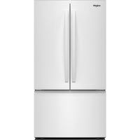 Whirlpool 36-inch, 31 cu.ft. French Door Refrigerator with Interior Water Dispenser WRFF3336SW IMAGE 1