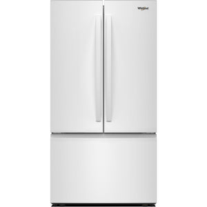 Whirlpool 36-inch, 31 cu.ft. French Door Refrigerator with Interior Water Dispenser WRFF3336SW IMAGE 1
