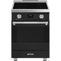 Smeg 24-inch Freestanding Induction Range SPR24UIMAN IMAGE 1