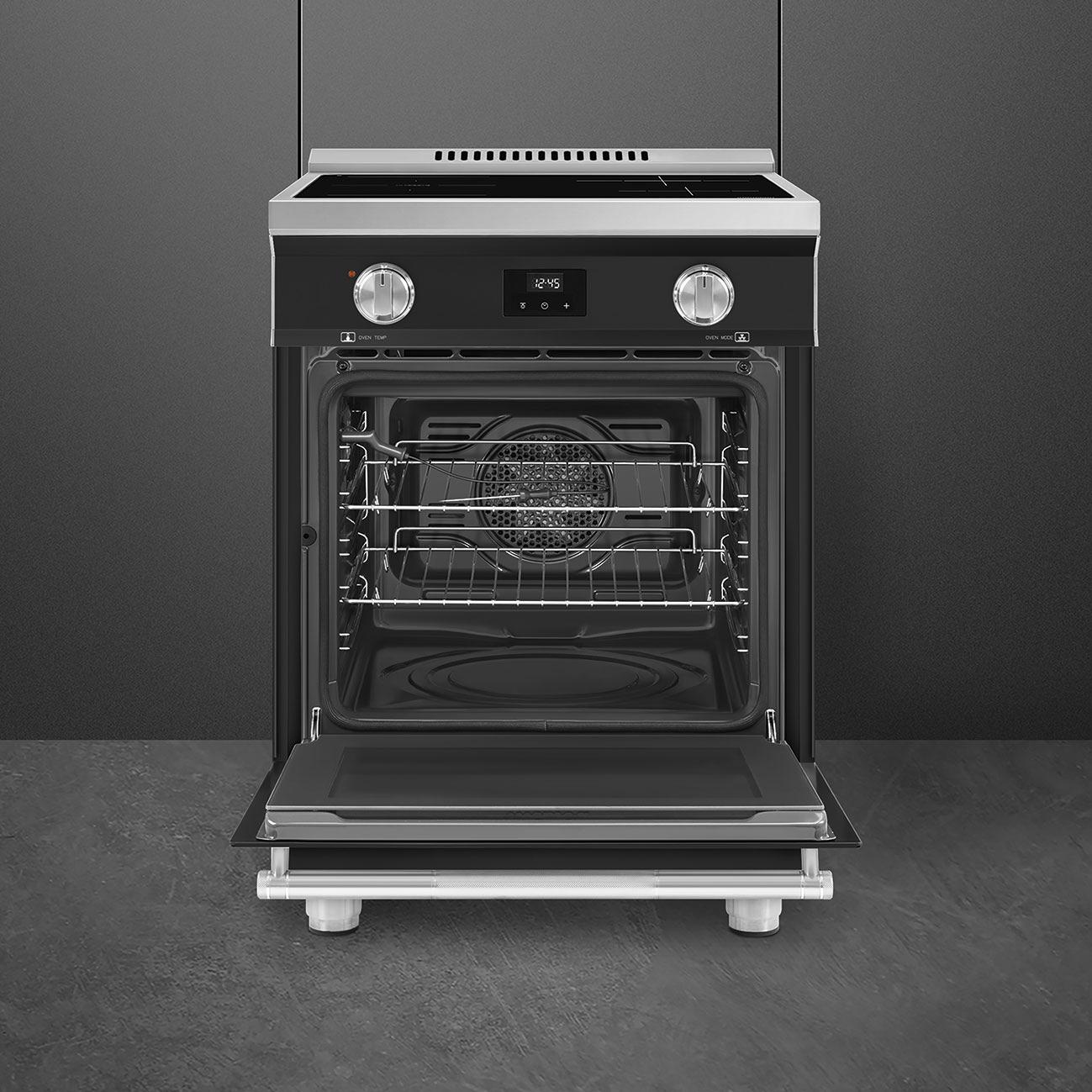 Smeg 24-inch Freestanding Induction Range SPR24UIMAN IMAGE 2