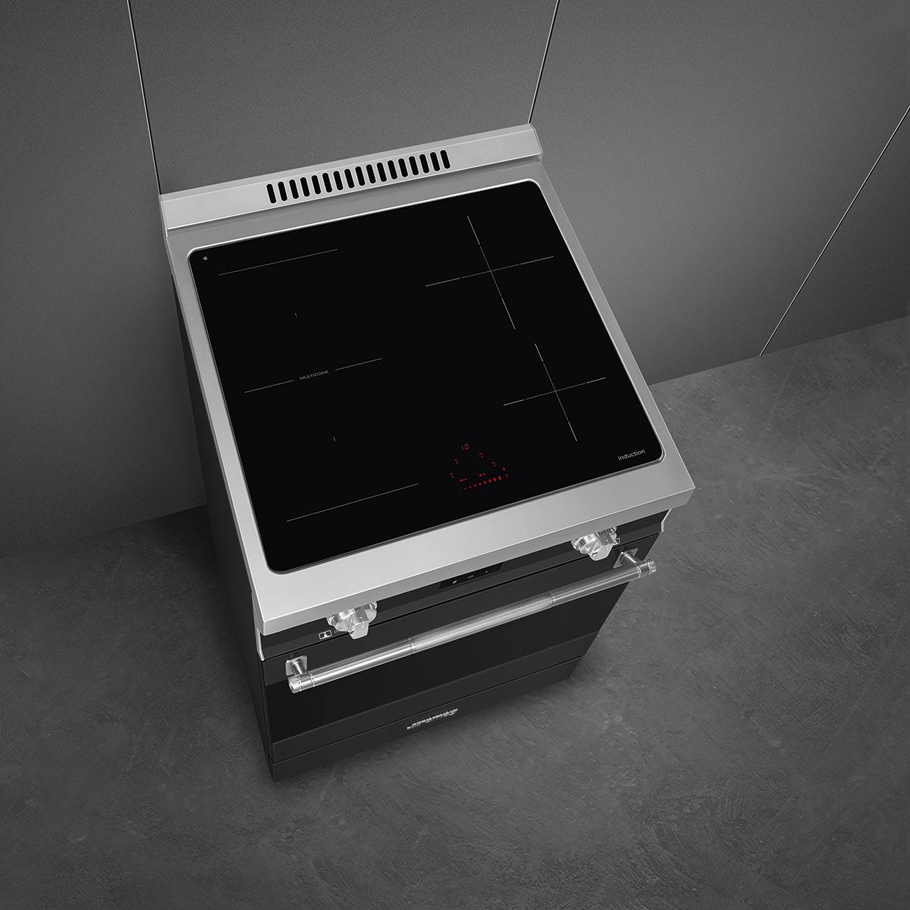 Smeg 24-inch Freestanding Induction Range SPR24UIMAN IMAGE 5