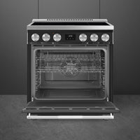 Smeg 30-inch Freestanding Induction Range SPR30UIMAN IMAGE 2