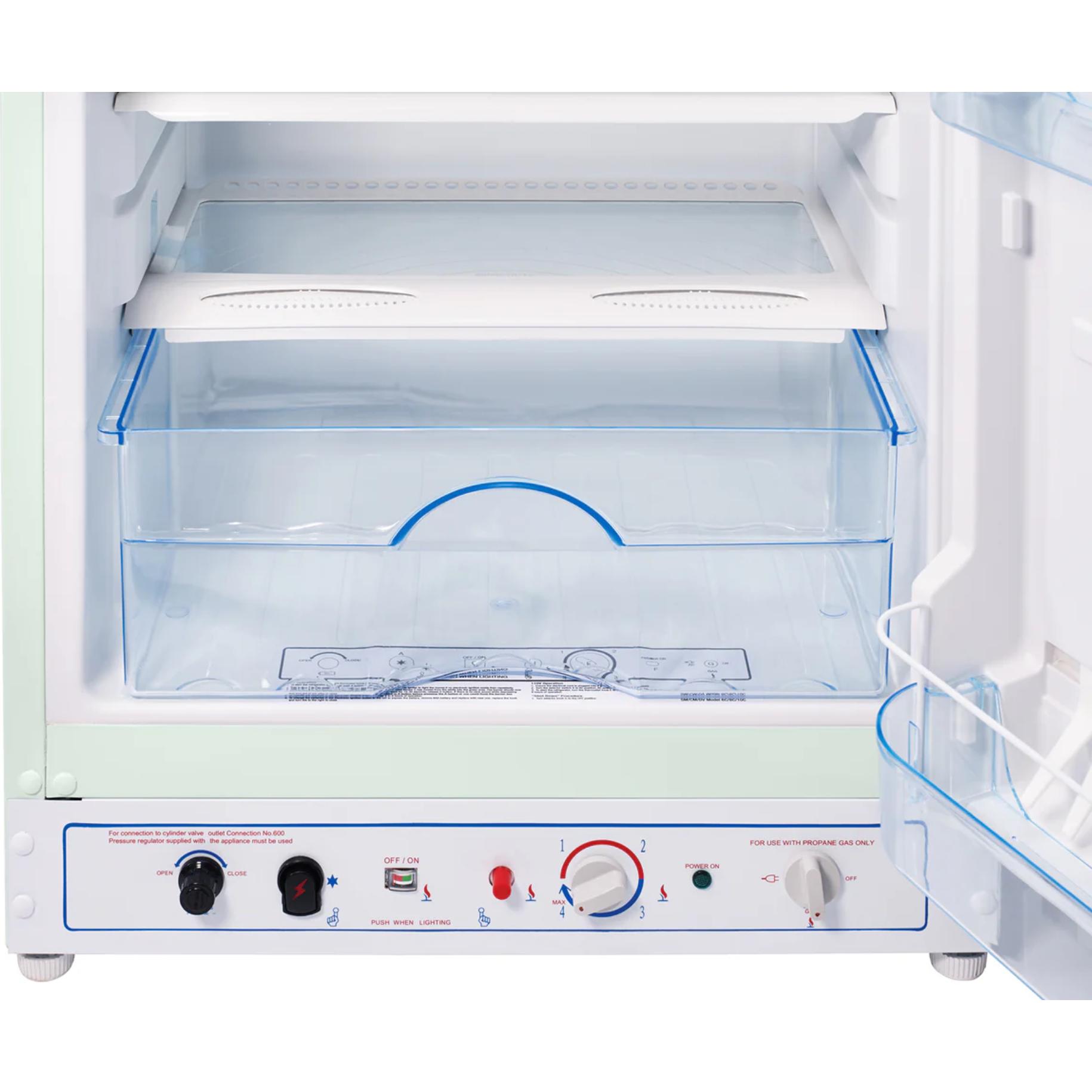 Unique Appliances 23.5-inch, 9.7 cu. ft. Propane Top Freezer Refrigerator UGP-10C CR DV LG IMAGE 6