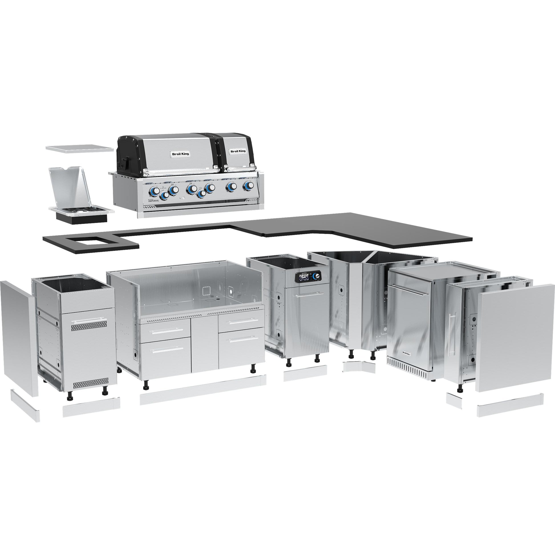 Broil King Imperial QS 690iG iQue Island Gas Grill 697844G IMAGE 2