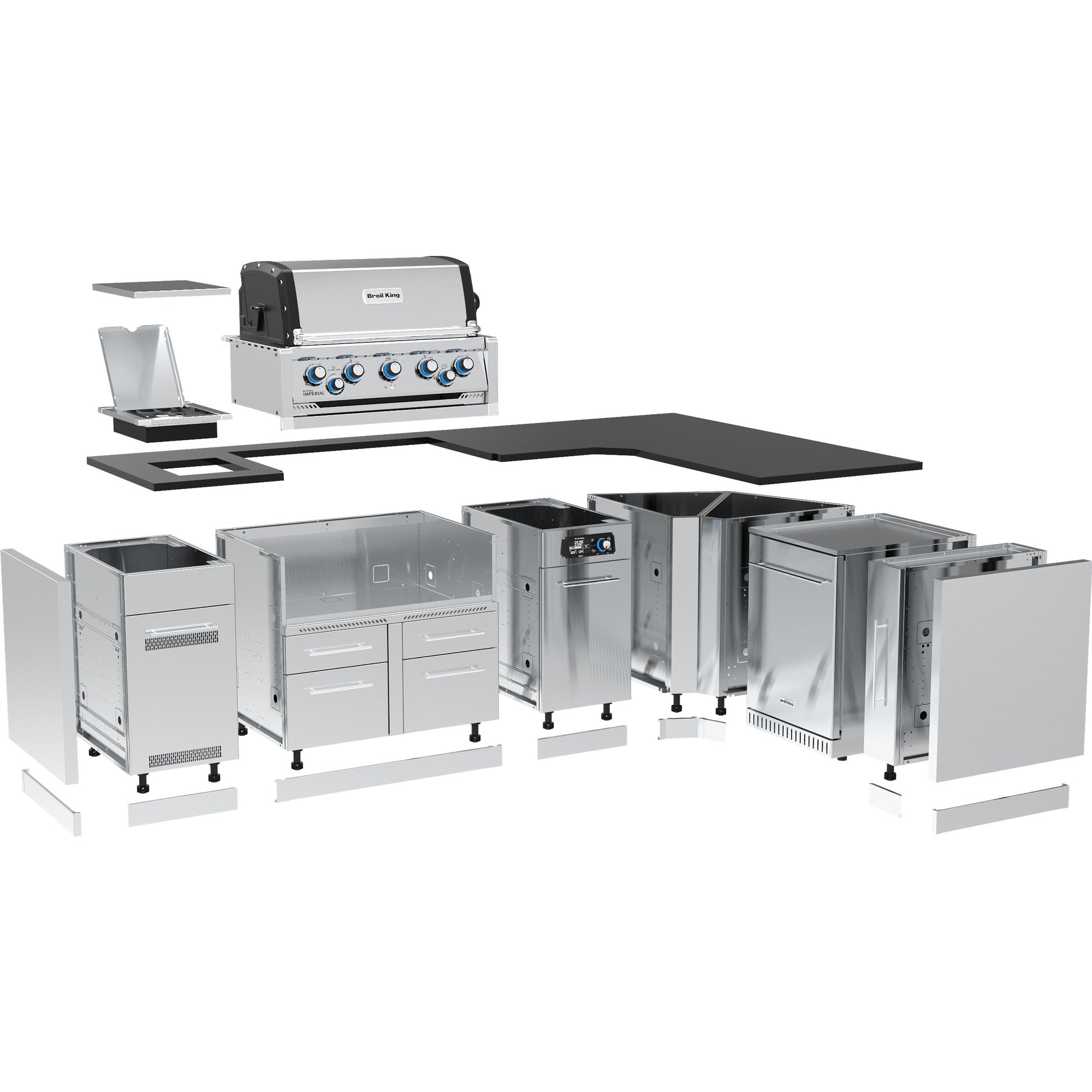 Broil King Imperial QS 590iG iQue Island Gas Grill 696844G IMAGE 2