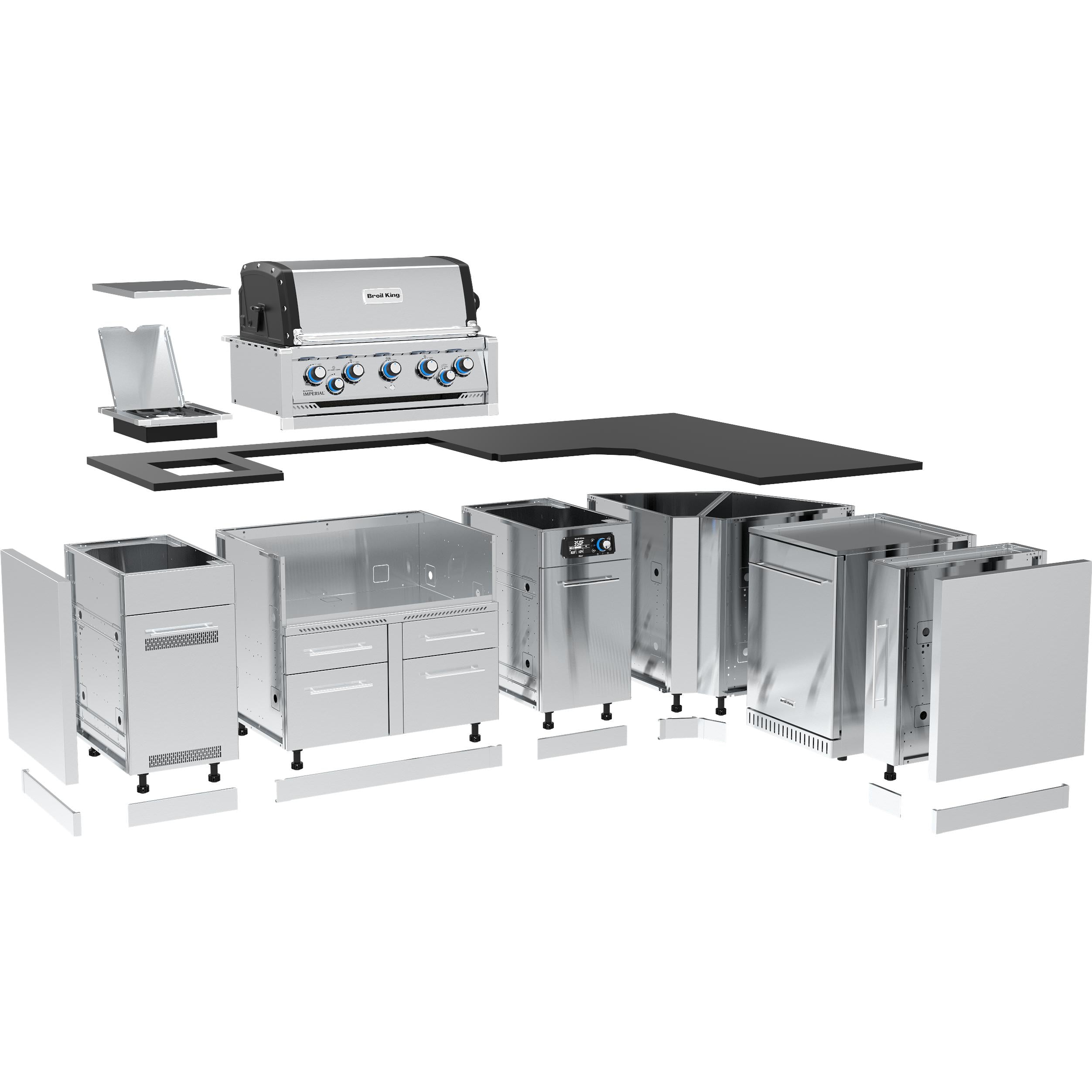Broil King Imperial QS 590iG iQue Island Gas Grill 696844G IMAGE 2