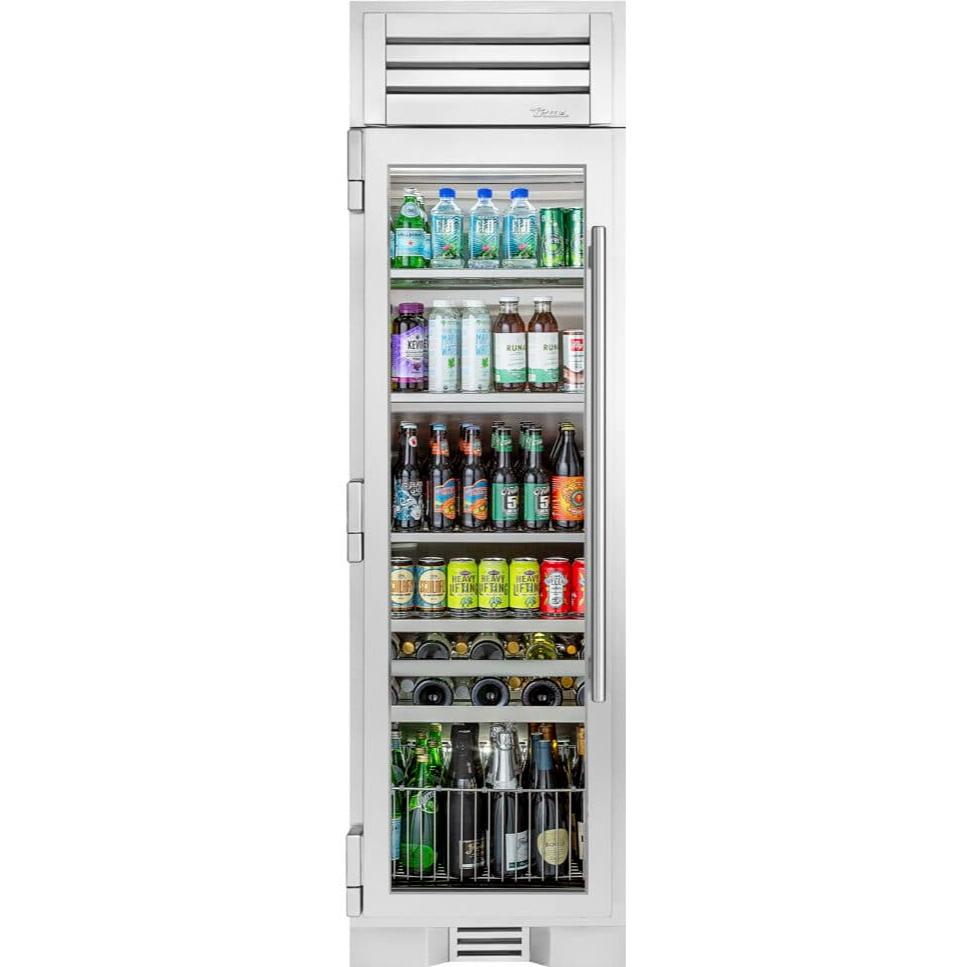 True Residential 24-inch Beverage Column with Glass Door TR-24BEV-L-SG-A IMAGE 1