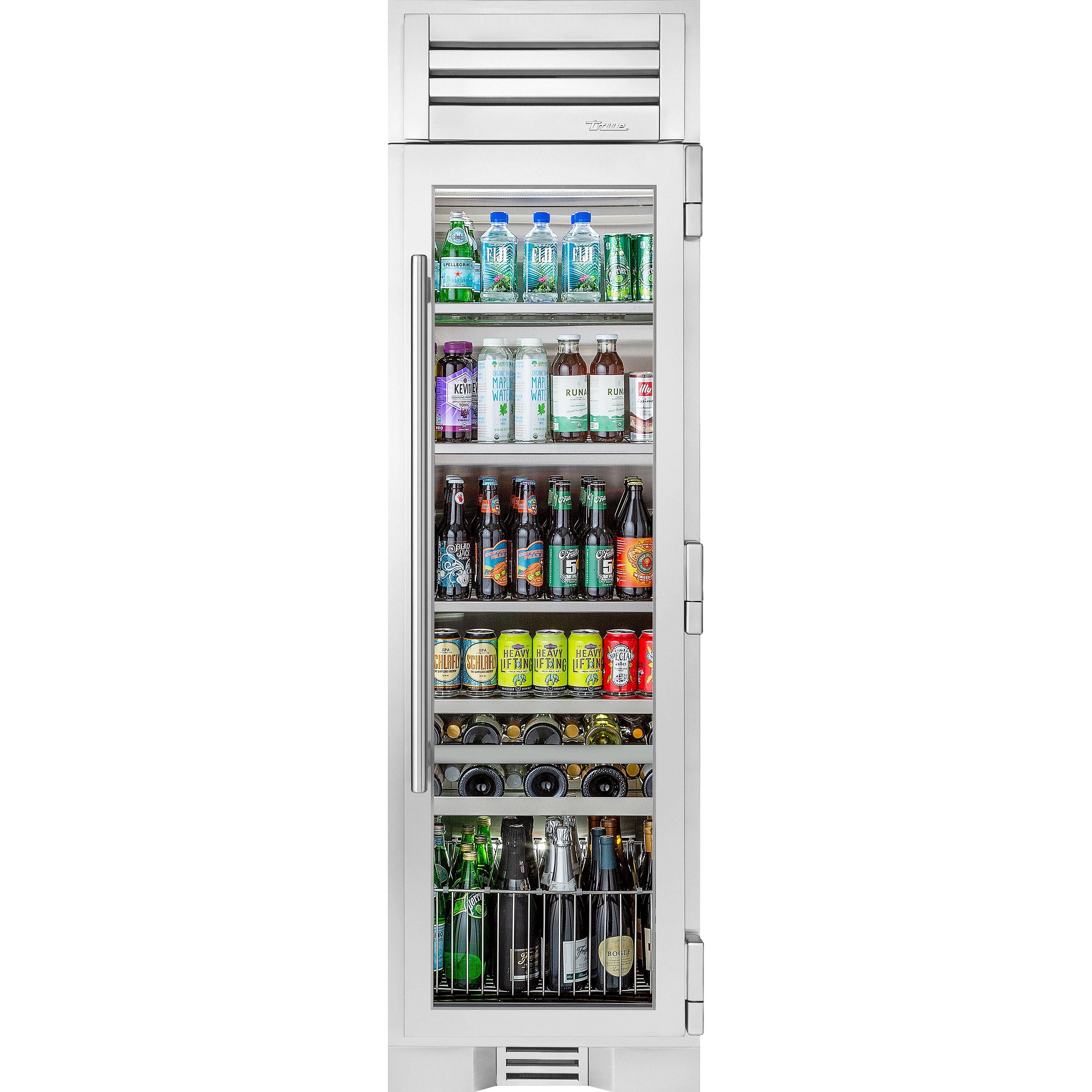 True Residential 24-inch Beverage Column with Glass Door TR-24BEV-R-SG-A IMAGE 1