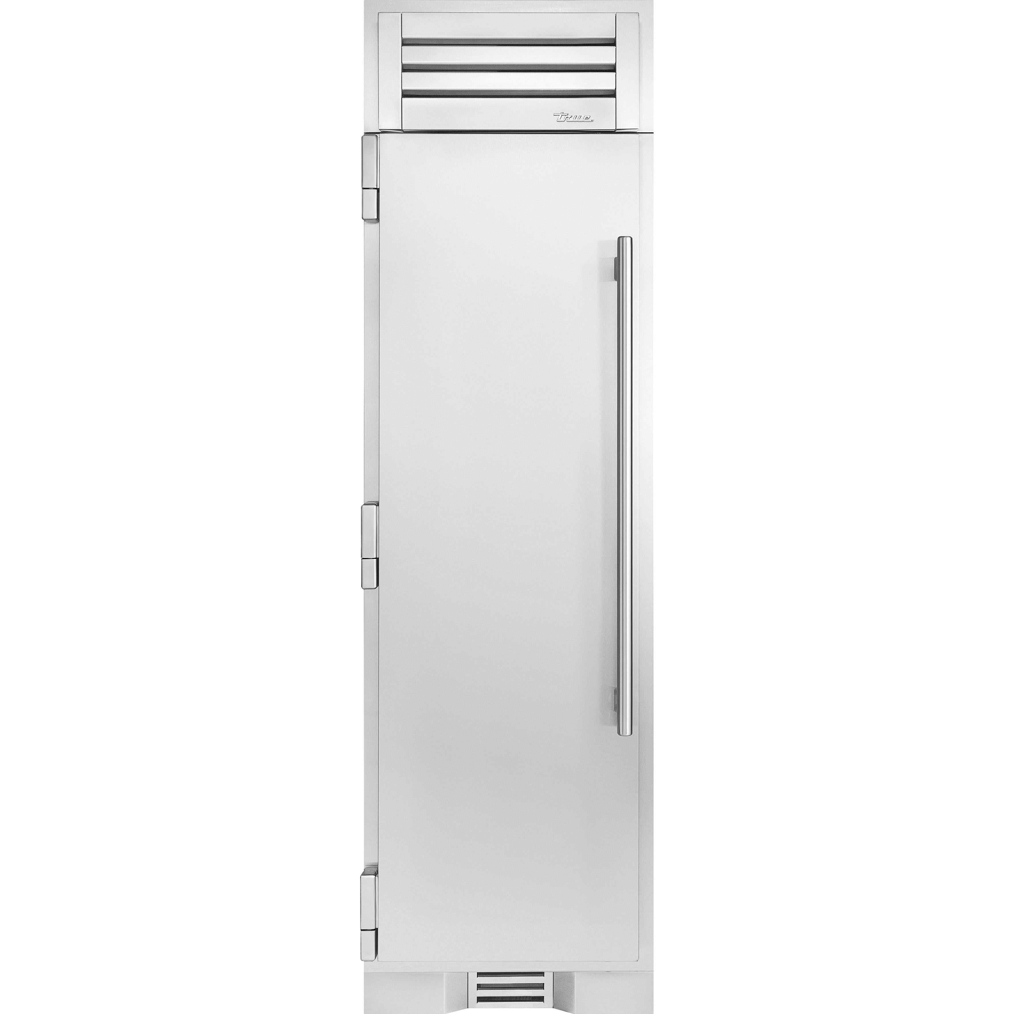 True Residential 24-inch Refrigerator Column with Solid Door TR-24REF-R-SS-A IMAGE 1
