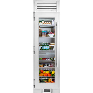 True Residential 24-inch Refrigerator Column with Glass Door TR-24REF-L-SG-A IMAGE 1