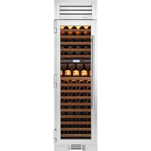 True Residential 24-inch Dual Zone Wine Column with Glass Door TR-24DZW-L-SG-A IMAGE 1