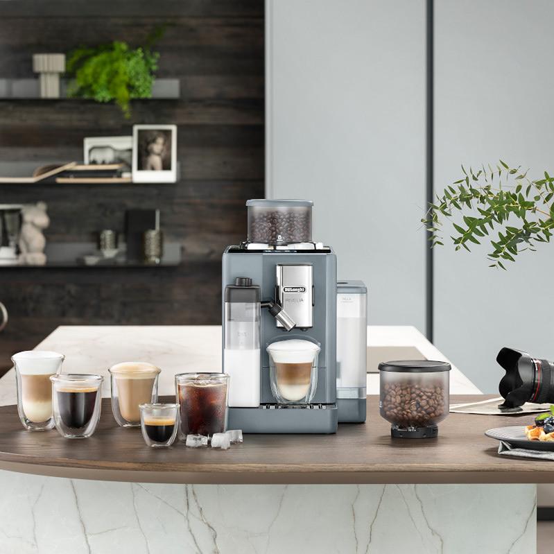 Delonghi Rivelia Automatic Espresso Machine - Pebble Grey EXAM44055G IMAGE 8