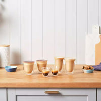 Delonghi Double Wall Espresso Cups - 2 per set DLSC310 IMAGE 2