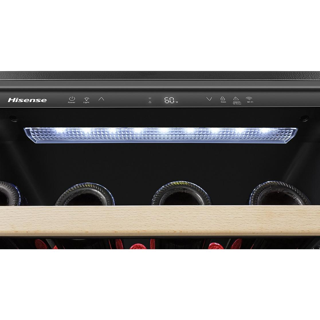 Hisense 54-Bottle Freestanding Wine Cooler with Reversible Door HWS054B1ASD IMAGE 10