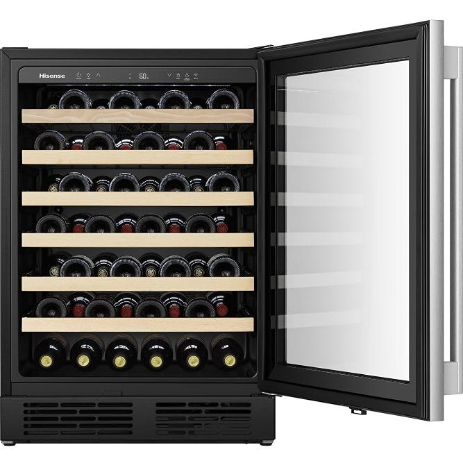 Hisense 54-Bottle Freestanding Wine Cooler with Reversible Door HWS054B1ASD IMAGE 3
